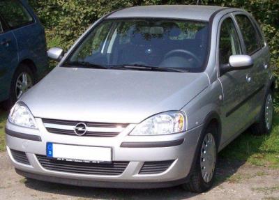 Размер колёс на Opel Corsa 2004
