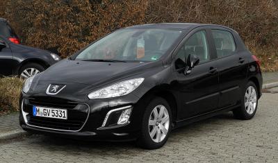 Размер колёс на Peugeot 308 2012