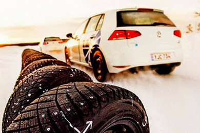 Тест зимних шипованных шин 205/55 R16 (Norges Automobil-Forbund)
